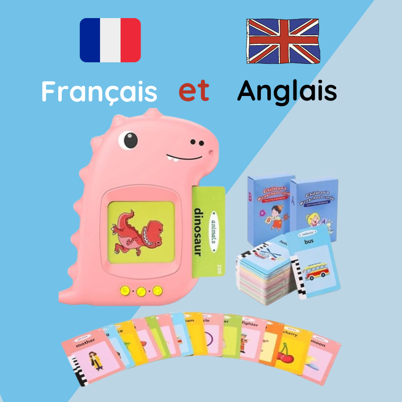 DinoCard™ Cartes Parlantes Éducatives de 1 à 6 ans