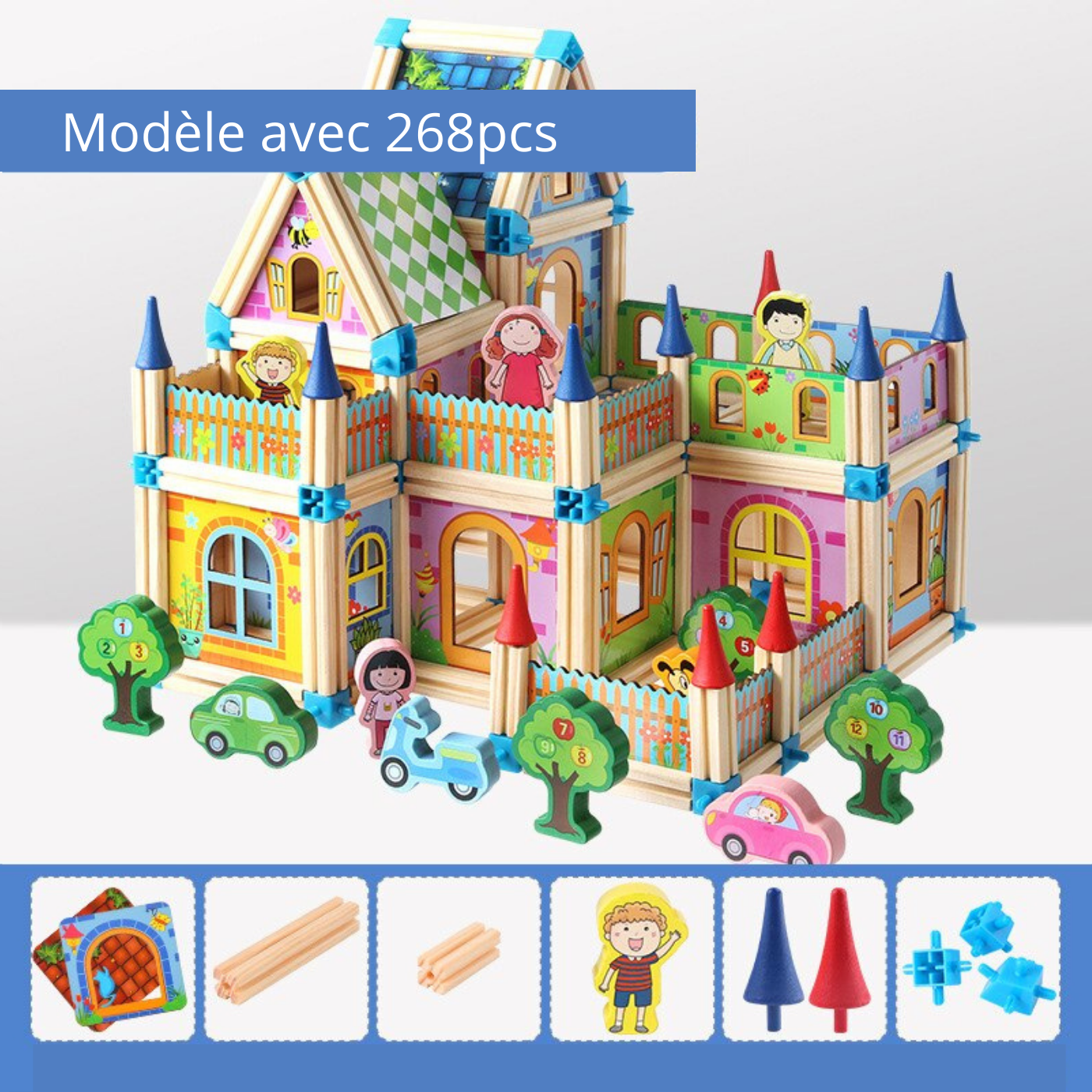 Fun House™ Ensemble de Construction Créatif | Jeux enfants